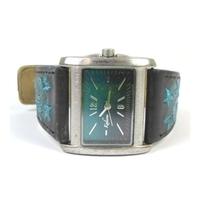 Kahuna grey metal rectangle face watch