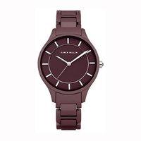 Karen Millen Ladies Brown Metallic Watch