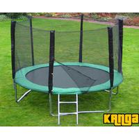 kanga green 10ft trampoline package