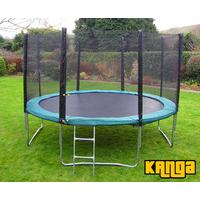 kanga hi power green 16ft trampoline package