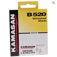 Kamasan B520 Whisker Barb Hook to Nylon, Size 14, pack of 8