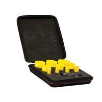 kdc10021 deep cut bi metal deluxe electricians holesaw kit 12 piece