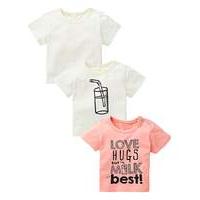 kd baby girl pack of three t shirts