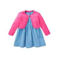 kd baby girl dress and shrug