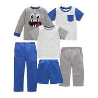 KD Edge Boys Pack of 3 Pyjamas