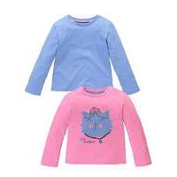 kd mini girls pack of two tops 2 7 yrs