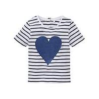 KD Girls Sequin Heart T-Shirt