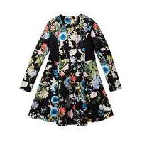 KD Girls Floral Print Scuba Dress