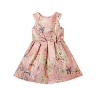 KD Girls Jaquard Floral Party Dress