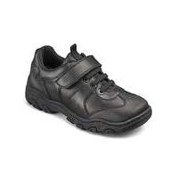 KD Boys Max Black School Shoes