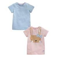 kd mini girls pack of two tops 2 6 yrs