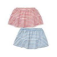 KD Girls Stripe Pack of Two Skirts