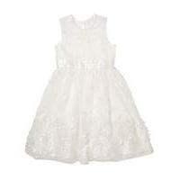 kd girls ivory occassion dress