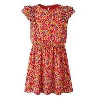 KD EDGE Floral Print Dress (8-13 yrs)