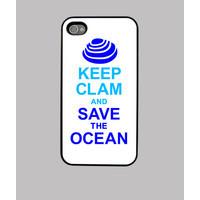 keep clam and save the ocean