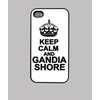 keep calm and gandia shore - case iphone
