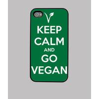 keep calm and go vegan