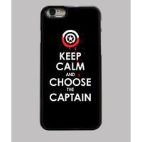 keep calm and choose the captain