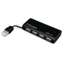 kensington mini 4 port usb 20 pockethub black