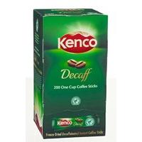 kenco freeze dried decaffeinated coffee sticks 18g pk 200
