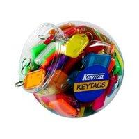 Kevron Keytags Plastic Tub Assorted - Pack of 150