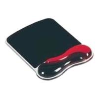 Kensington Duo Gel Crystal Mousepad Wave - Red&Black