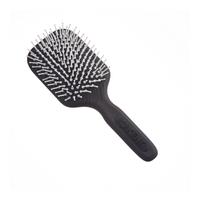 kent ah9g airheadz medium fine pin cushioned hair brush black