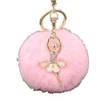 Key Chain Novelty Toy Toys Key Chain Sphere Plush Pink For Boys / For Girls