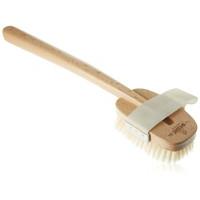 Kent Brushes Luxurious Natural White Bristle Bath Brush Detachable Head