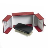 kent mens military rectangular style ebony wood bristle hairbrush pure ...