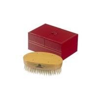 kent handmade military oval bristle hairbrush for men white