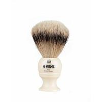 kent travel pure badger silver tip bristle shaving brush small