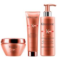 Kerastase Discipline Curl Ideal Cleansing Conditioner 400ml, Curl Ideal Masque 200ml and Curl Ideal Oleo Cream 150ml