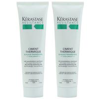 Kerastase Resistance Duo Pack: Ciment Thermique Resurfacing Reinforcing Milk 150ml x 2