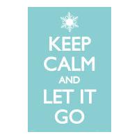 Keep Calm Let it Go - Maxi Poster - 61 x 91.5cm