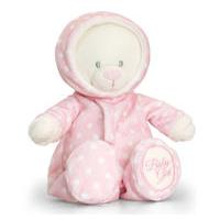 Keel Toys Baby Bear In Romper - 17cm Pink