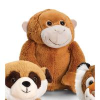 Keel Toys Wild Mini Animals - 12cm Brown Monkey