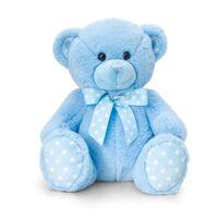 keel toys 25cm baby spotty bear blue
