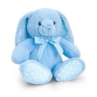 keel toys 25cm baby spotty rabbit blue
