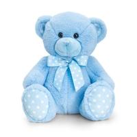 Keel Toys 35cm Baby Spotty Bear - Blue