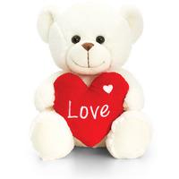Keel Toys Cream Barney Bear With Heart - 45cm