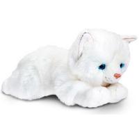 Keel Toys Laying Cat - 25cm White