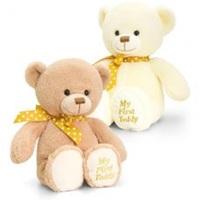 keel toys 20cm supersoft my first teddy cream