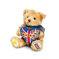 Keel Toys London Bear With Heart - 15cm