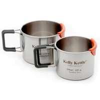 kelly kettle camping cup set 350 500ml