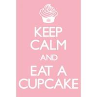 keep calm and eat a cupcake maxi posters with dimensions 61 x 915cm