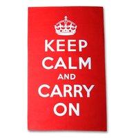 Keep Calm and Carry on Tea Towel