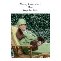 Keeps her Flask | Personalised Card | Scribbler Cards