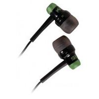 KEB 24 Earphones in Black/Green