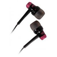 KEB 24 Earphones in Black/Pink